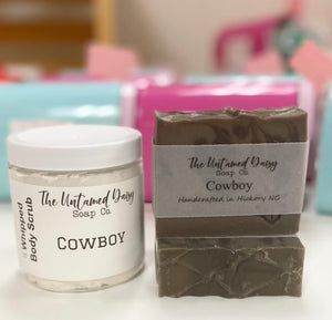 Cowboy whipped scrub